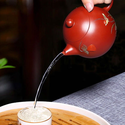 Yixing Dahongpao Teapot Handmade Yongchun Dragon Egg Tea Pot 200ml Kung Fu