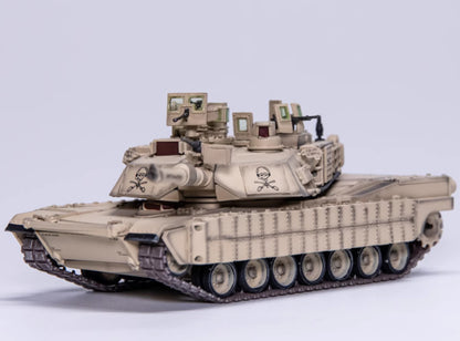 1/72 Panzerkampf US M1A2 TUSK1 AbramsM1 Main Battle Tank Sand Finished Model