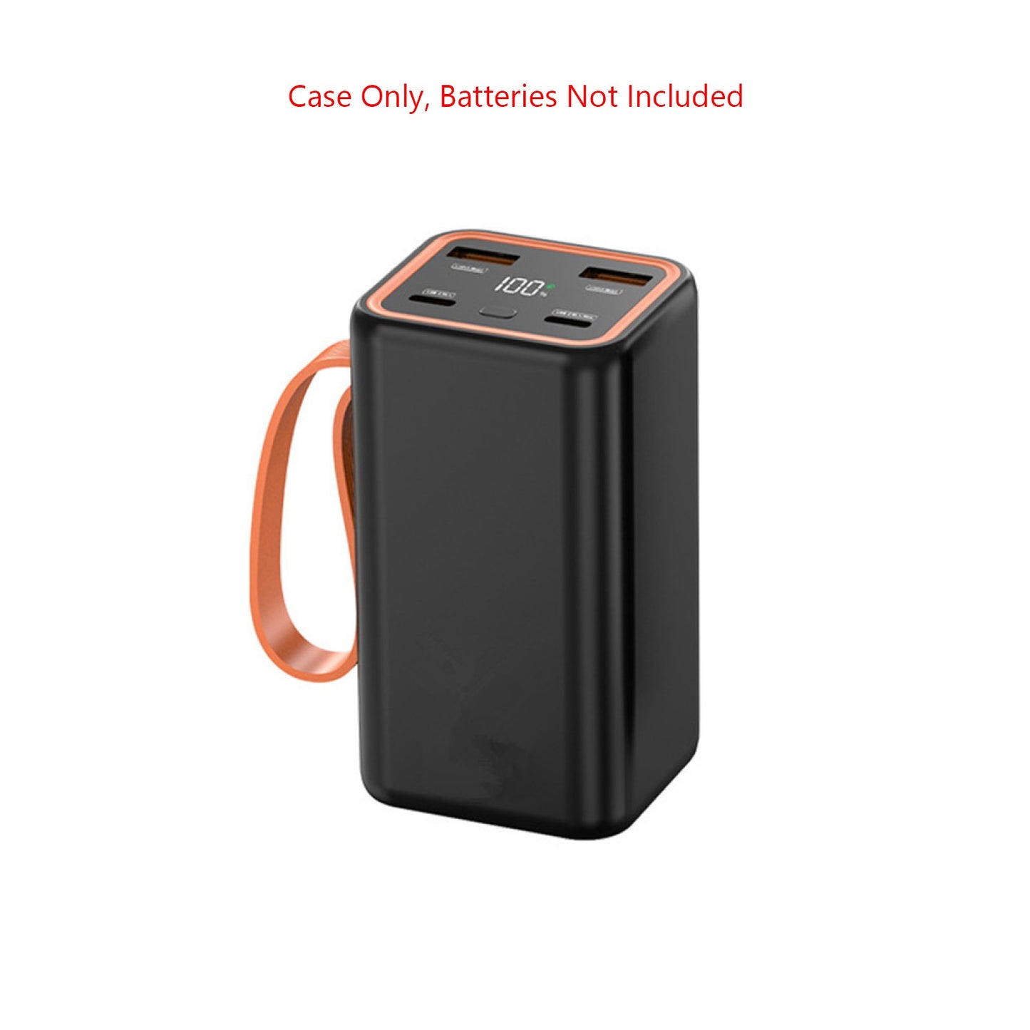 4 Slots 21700 Battery Power Shell Charger Box LCD Display Power Bank DIY Case