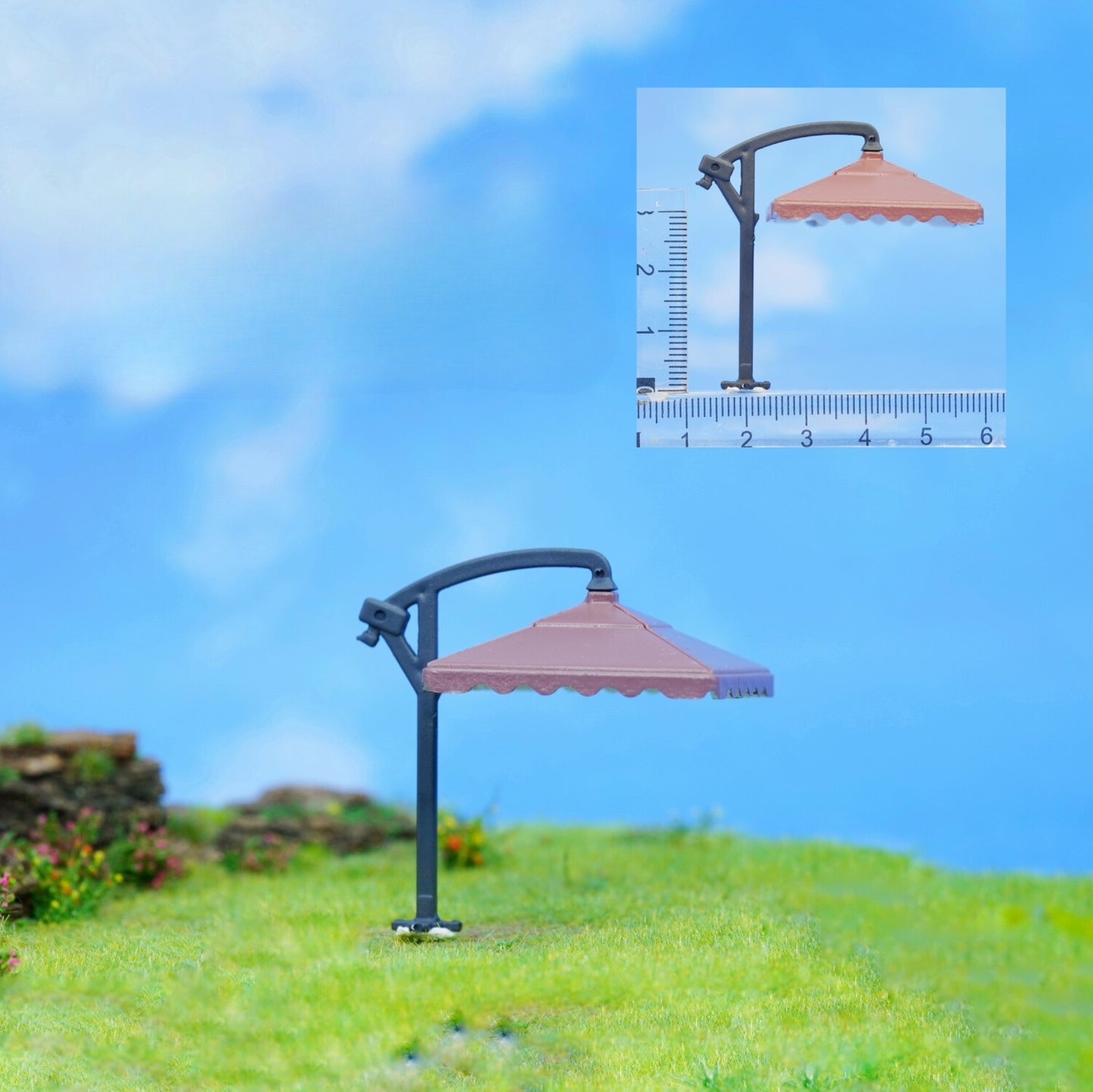 1:64 Scale Figure Model Fishing Sports Scene Display Layout Doll Model