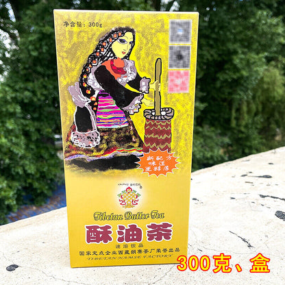 JINYE BAZHA Instant Tibetan Butter Tea Original Flavour Yak Tea 300g Su You Cha