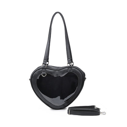 Crossbody Bags Transparent Shoulder Bag PVC Underarm Purse Handbag 27.5*21*7.5CM