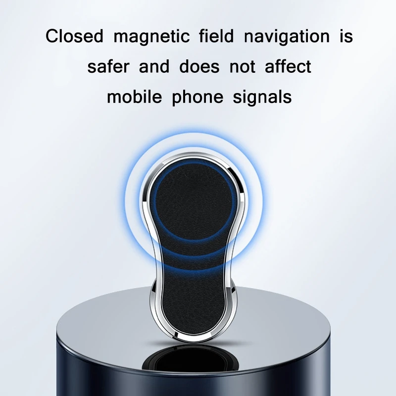 Leather Upgraded Magnetic Phone Holder for Car, Air Vent Mount, Metal Hook, 360°