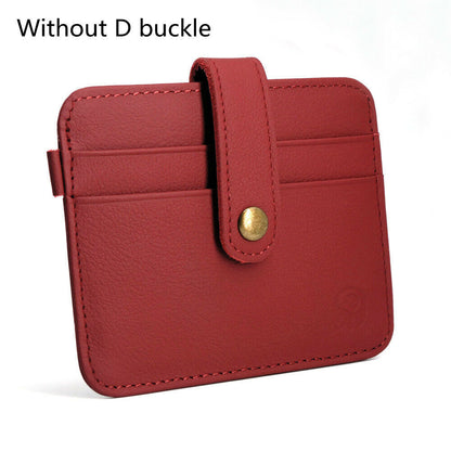 Cow Leather Male Wallet with Small Money Bag New Thin Credit Card Holder Vintage