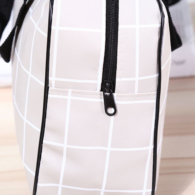 Traveling Cosmetic Bag Black Grey Large Hanging Bathroom Makeup Storage Wash Bag