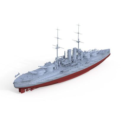 SSC2000501S 1/2000 Military Model Kit SMS Viribus Unitis Battleship Full Hull