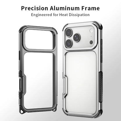 Metal Frame Phone Case for iPhone 17 Pro Max & iPhone 16 - Heat-Dissipating