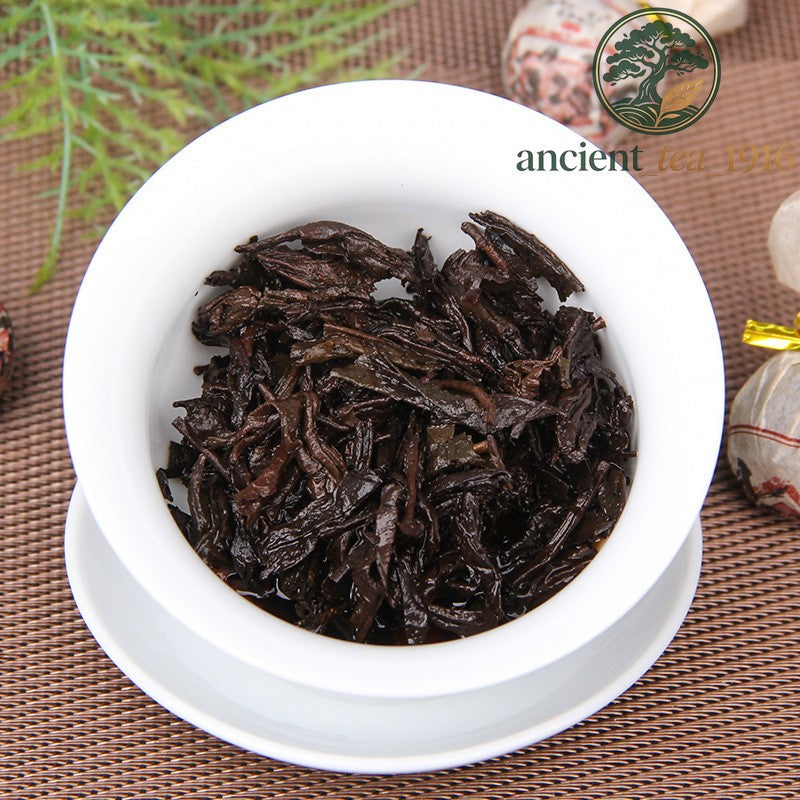 500g 2025 Jingmai Mountain Dragon Ball Ancient Tree Ripe Tea Pu'er Tea