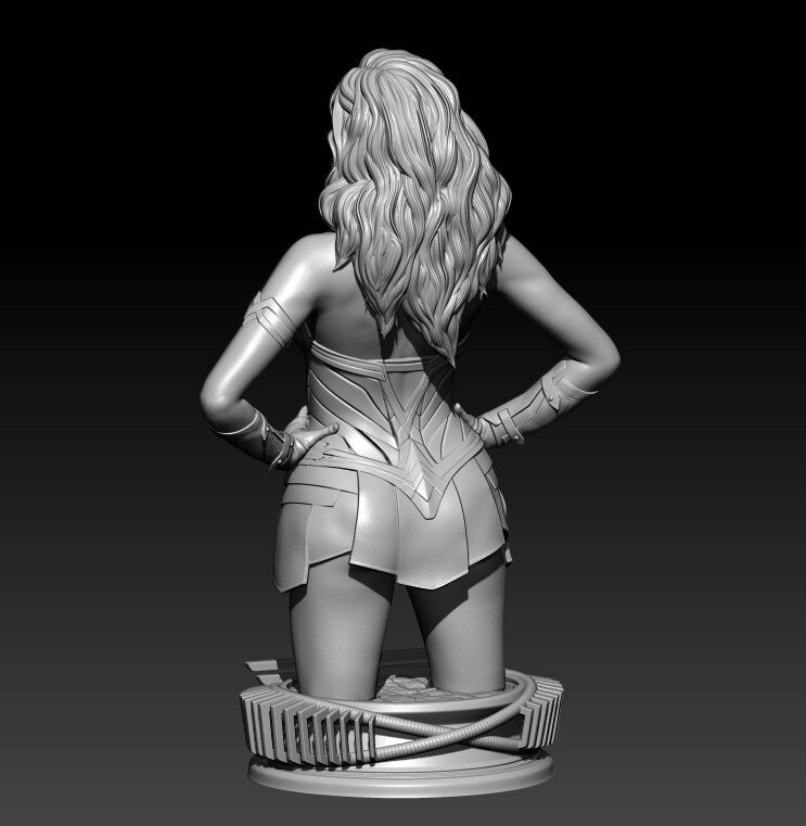 80mm resin figures model Magical Girl Bust Unassembled unpainted