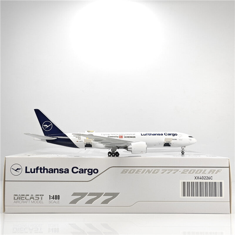 1:400 JC Wings Lufthansa Sargo BOEING B777-200F Airplane Diecast Aircraft Model