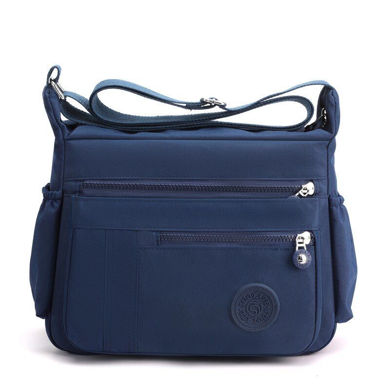 Handbag Luxury Nylon Shoulder Bag 29*12*22CM Polyester Handbag Tote Purse Blue
