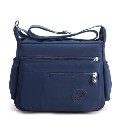 Handbag Luxury Nylon Shoulder Bag 29*12*22CM Polyester Handbag Tote Purse Blue