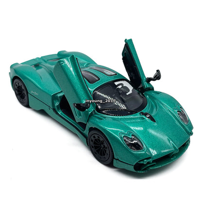 1/36 Pagani Utopia Model Car Diecast Toy Vehicle Toys for Boys Kids Gifts Green