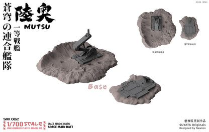 Suyata SRK-002 1/700 Sky Joint Fleet Mutsu Assembled Ship Model