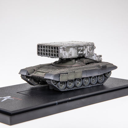 1/72 Russian TOS-1 flamethrower tank Finished product model