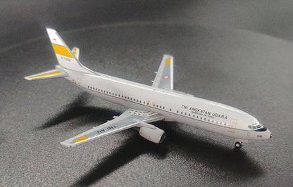 PandaModel TNI ANGKATAN UDARA B737-400 A-7308 1/400 diecast model aircraft