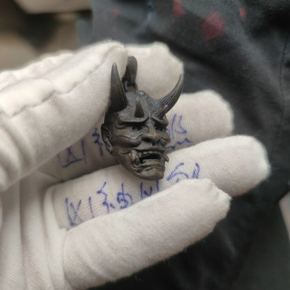 Copper Brass Ghost Face Fang Mask Casting Bonjour Mask Pendant