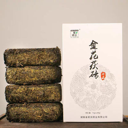 Heizhuan Tea Anhua Baishaxi Slimming Weight Loss Dark Tea 400g Hei Zhuan tea
