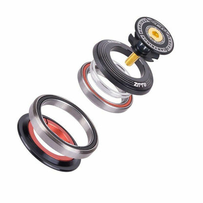 Bicycle Headset 42mm 52mm CNC 1 1/8"-1 1/2" MTB Bearing Tapered Tube Fork Steer