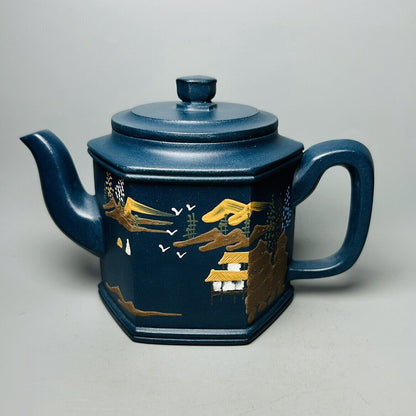 Vintage Chinese Yixing Purple Clay Teapot Zisha Ceremony Exquisite Teaware Rare