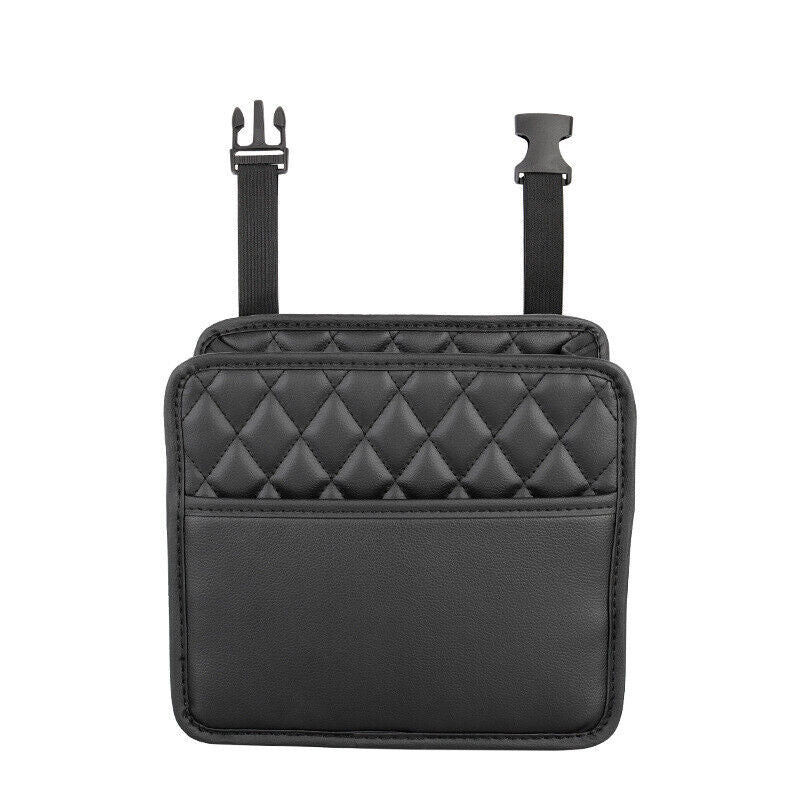 Car Backseat Organizer PU Leather Auto Interior Storage Bag Hanging Seat Back