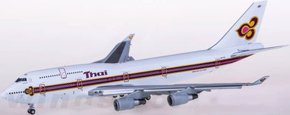 1:400 JC Wings Thai BOEING 747-400 Passenger Airplane Flap Down Diecast Model