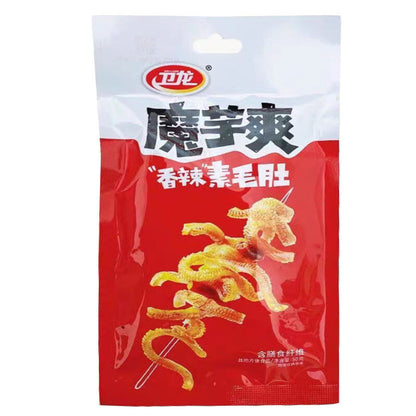 20 Packs of Konjac Spicy Strips Sticks in a Box - a Tasty Chinese Snack