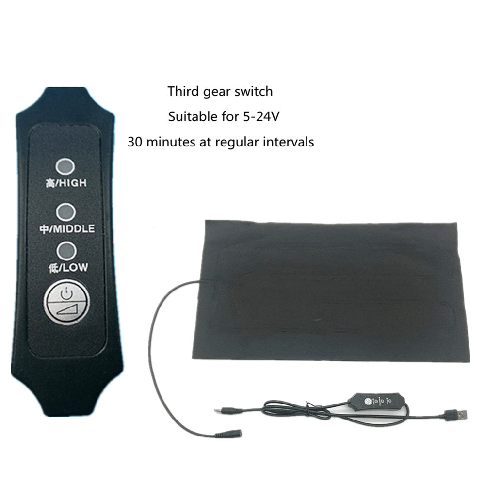 8.5W Pet Heating Warm Pad 40-45 Degree Temperature Controller Incubator Mat Tool