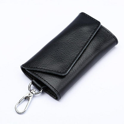 Men Women Car Key Keychain Key Bag Holder Pouch Leather Unisex Key Bag Small Bag