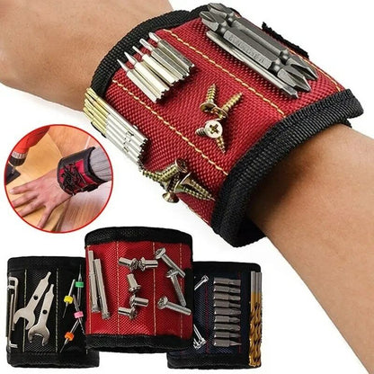 Strong Magnetic Wristband Tool Bags Screw Nail Nut Bolt Drill Storage Portable