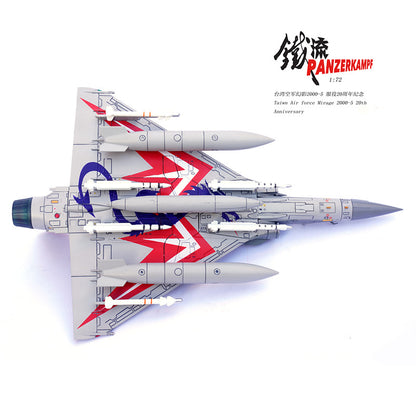 1:72 Panzerkampf Taiwn Air force Mirage 2000-5 20th Fighter Plane Diecast Model