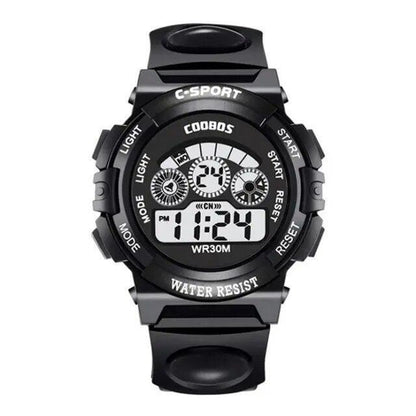 Waterproof Kids Digital Electronic Watch Children Boys Girls Sports LED Watches
