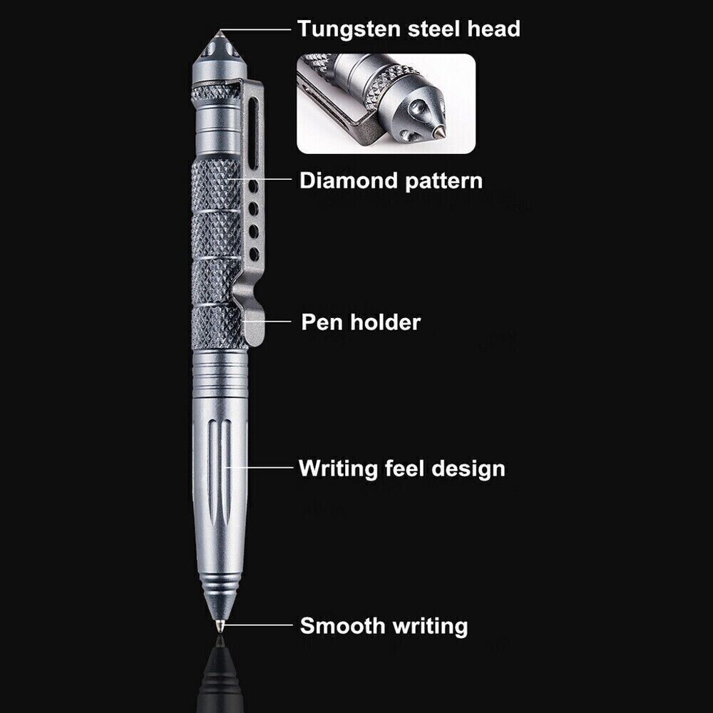 Sharp Pointed Survival Tool 2 in 1 Portable Metal and Strong For Self Defense