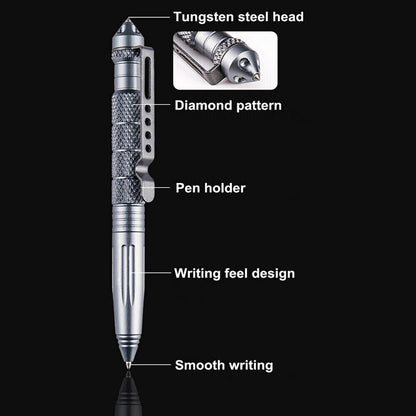 Sharp Pointed Survival Tool 2 in 1 Portable Metal and Strong For Self Defense