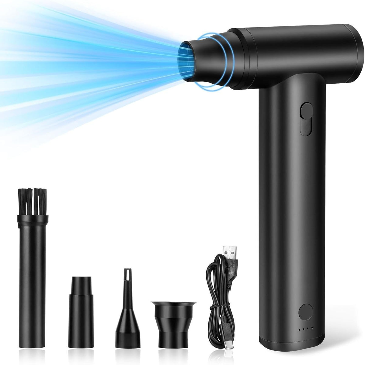 Electric Air Duster Handheld Multi-Function Mini Vacuum Cleaner Pump
