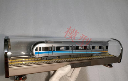 1:68 43CM Chengdu Metro Line 1 Passenger Car Trains Vehicle Diecast Model