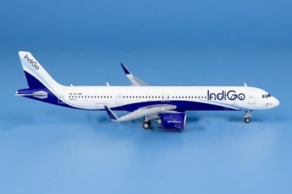 1:400 JC Wings IndiGo AIRBUS A321neo Passenger Airplane Diecast Aircraft Model