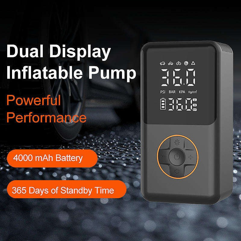 portable car inflation pump, intelligent wireless tire inflation pump