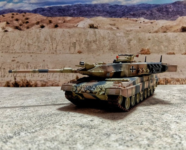 1:72 Panzerkampf leopard 2A6 German Main Battle Tanks Plastic Diecast Model