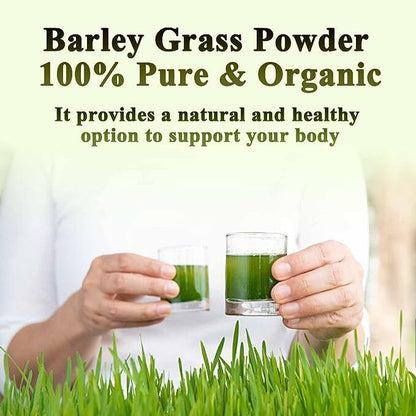 Green Tea Barley Grass Powdered Drink Rich in Immune Vitamin, Fibers, Minerals