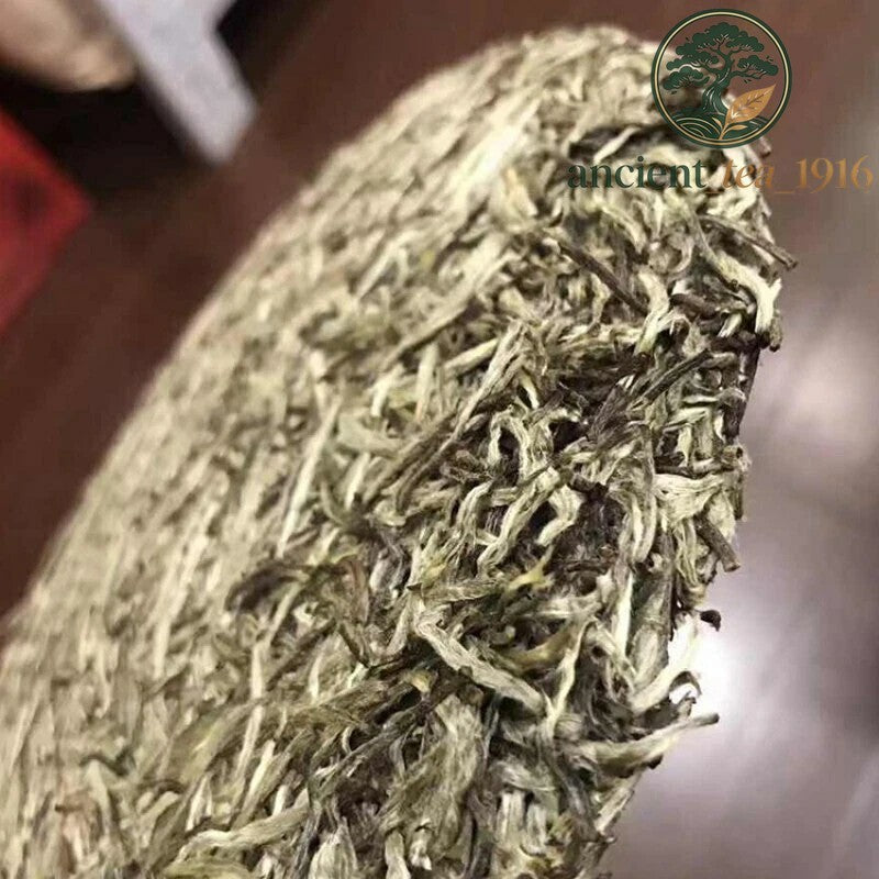 Premium Silver Needle White Tea Cake Chinese Organic Bai Hao Yin Zhen Cha