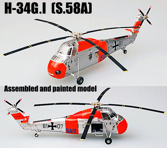 Germany Navy H-34G.I Choctaw helicopter S-58A 1/72 finished Easy model