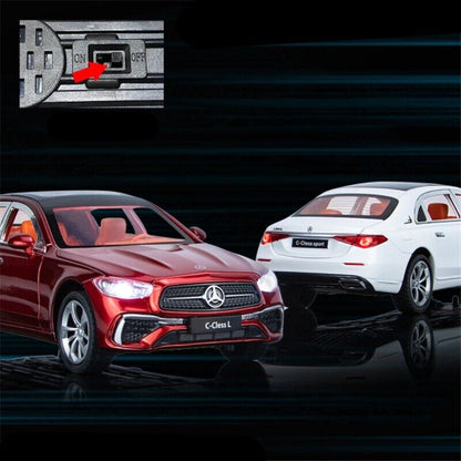 1:24 Benz C-Class L C260 Alloy Model Car Diecast Sound Light Kids Gift Toy