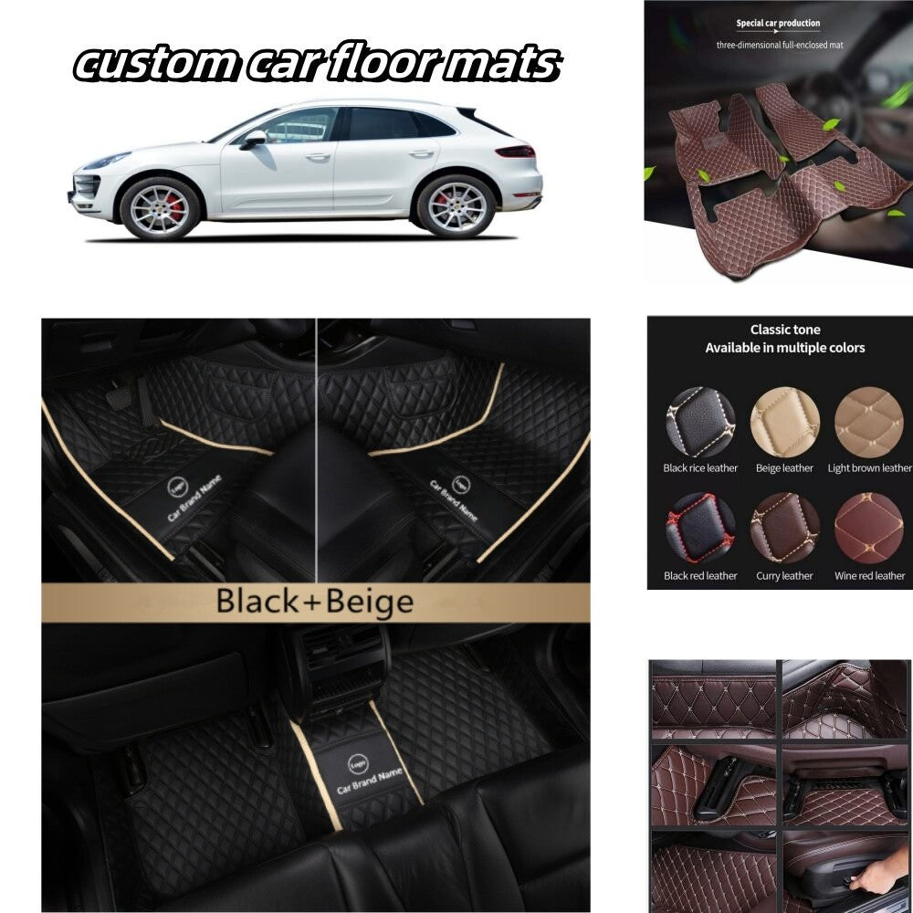 For Audi All Models Car Floor Mats Luxury Custom Carpets Waterproof Cargo Liners
