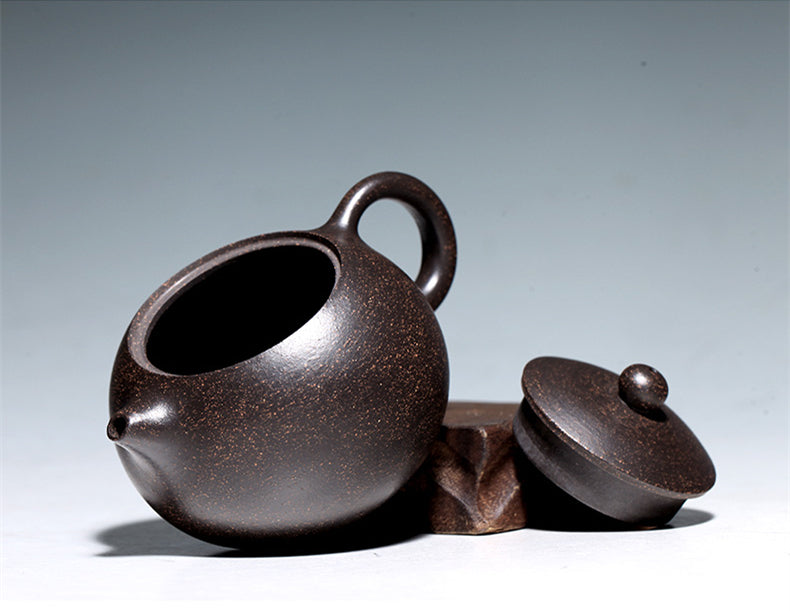 Authentic Yixing Zisha Tea Pot Black Galaxy Clay Chinese Cup Xishi Teapot Marked