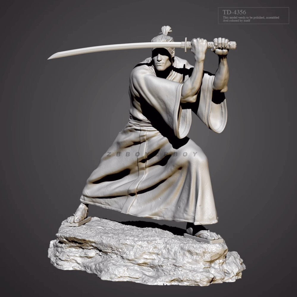 1/24 resin figure model Musashi Sabre Flowing Sabre Man Unassembled Unpainted