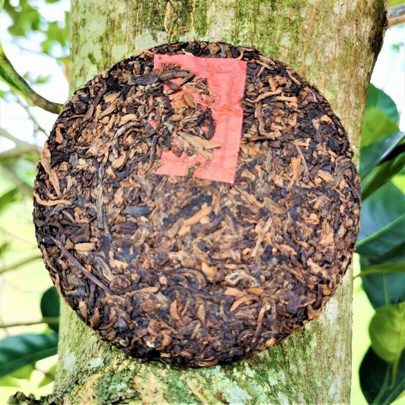 Top Golden Bud Ripe Pu'er Tea Laobanzhang Palace Pu'er Tea Cake 80g Gift Tea