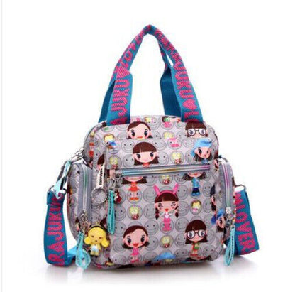 Woman Shoulder Bag Cowboy Bag Baby Handbag Oxford Cloth Messenger Bag