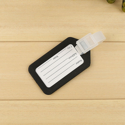 Luggage Tag Plastic Baggage Tags Women Men Boarding Shipping Suitcase ID Address