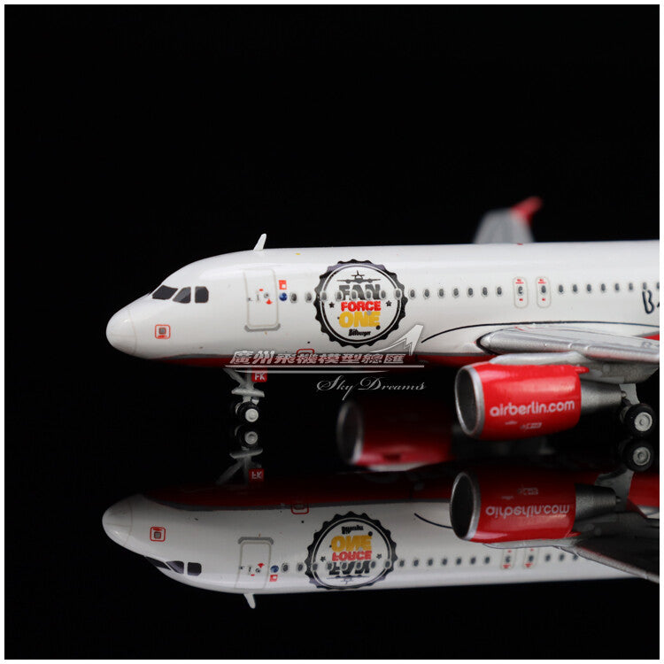 1:400 JC Wings Airberlin AIRLINES AIRBUS A320 Passenger Airplane Diecast Model